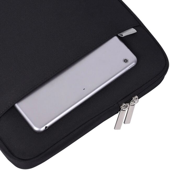 Husa pentru laptop 13 - 14 inch MacBook, Microsoft, Dell, HP, Lenovo, eleganta si subtire, protectie sporita, negru