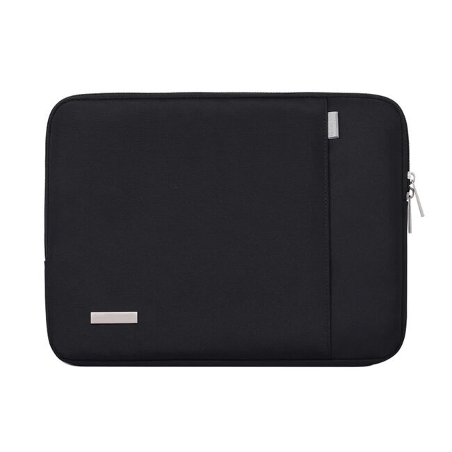 Husa pentru laptop 13 - 14 inch MacBook, Microsoft, Dell, HP, Lenovo, eleganta si subtire, protectie sporita, negru