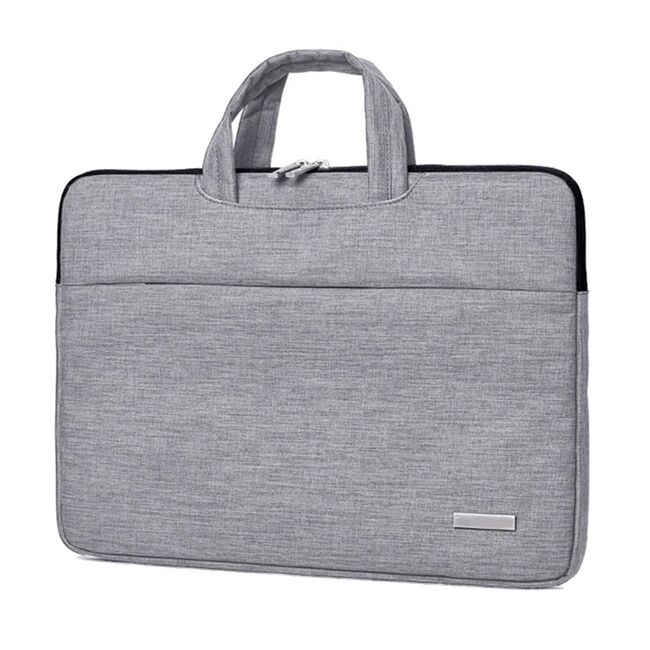Geanta pentru laptop 13 - 14 inch MacBook, Microsoft, Dell, HP, Lenovo, eleganta si subtire, protectie sporita, negru