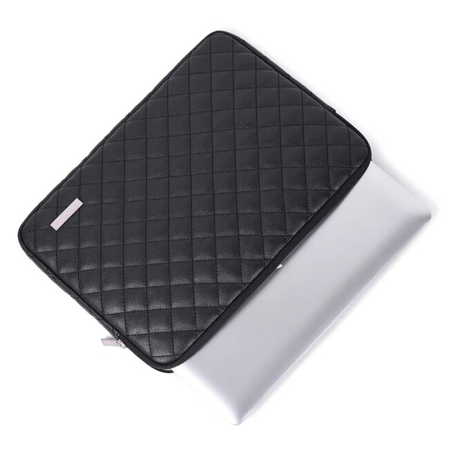 Husa pentru laptop 13 - 14 inch MacBook, Microsoft, Dell, HP, Lenovo, eleganta si subtire, protectie sporita, negru