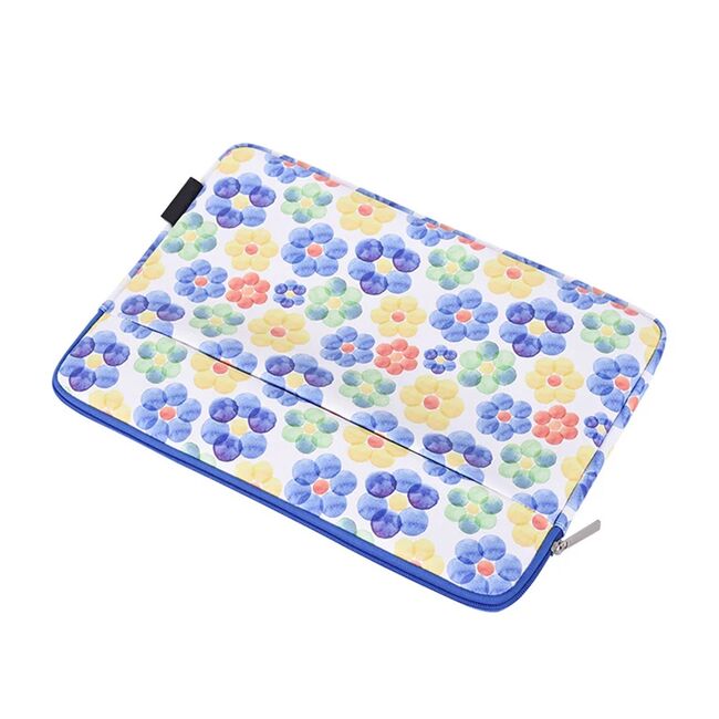 Husa pentru laptop 13-14 inch, eleganta si subtire, compartimente multiple, multicolor