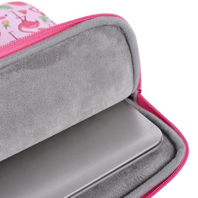 Husa pentru tableta universala 11-13 inch, eleganta si subtire, protectie sporita, mov flamingo