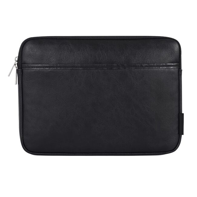 Husa pentru laptop 13 - 14 inch MacBook, Microsoft, Dell, HP, Lenovo, eleganta si subtire, protectie sporita, negru