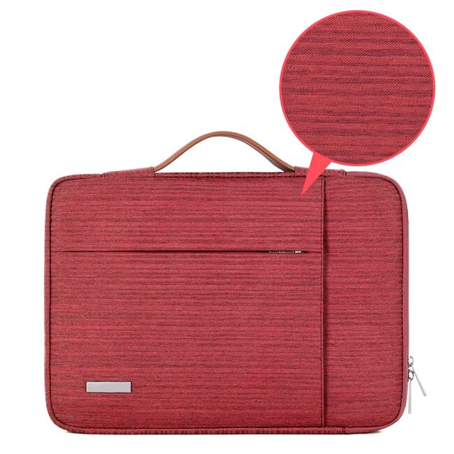 Geanta pentru laptop 13 - 14 inch MacBook, Microsoft, Dell, HP, Lenovo, eleganta si subtire, protectie sporita, gri