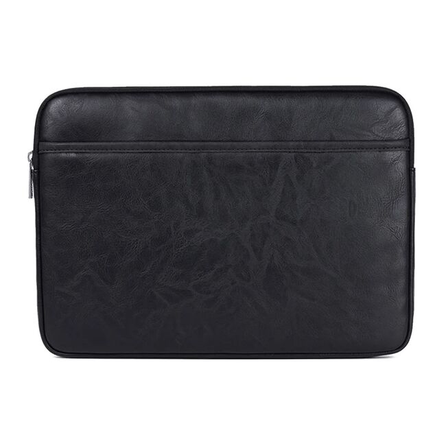 Husa pentru laptop 13 - 14 inch MacBook, Microsoft, Dell, HP, Lenovo, eleganta si subtire, protectie sporita, negru