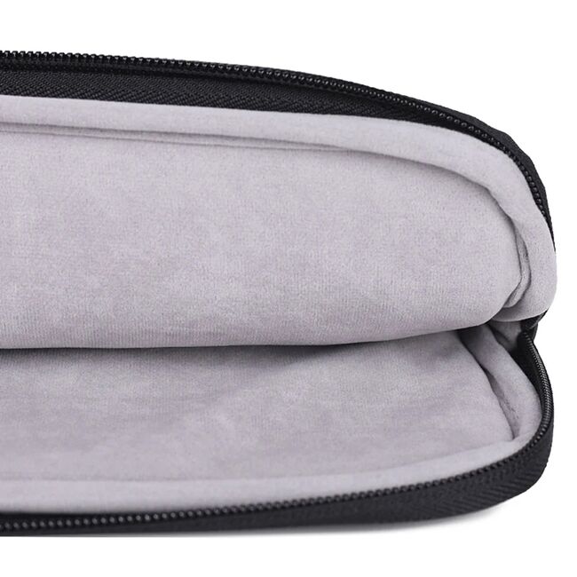 Husa pentru laptop 13 - 14 inch MacBook, Microsoft, Dell, HP, Lenovo, eleganta si subtire, protectie sporita, negru