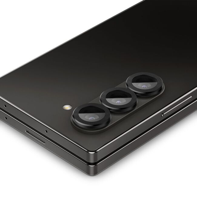 [Pachet 2x] Folie sticla camera Samsung Galaxy Z Fold 6 Spigen Glas.tR Optik, negru