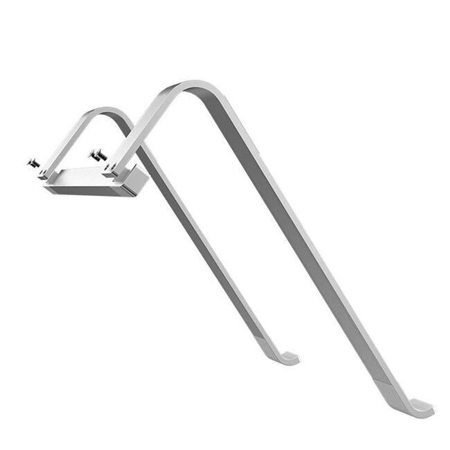 Suport Ergonomic Reglabil ULS100 din Aluminiu – Stand Laptop Universal până la 16", Design Pliabil, Răcire Eficientă, Antiderapant, argintiu