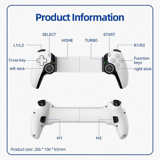 Gamepad Wireless Bluetooth 400mAh, Techsuit BSP-D9, rosu