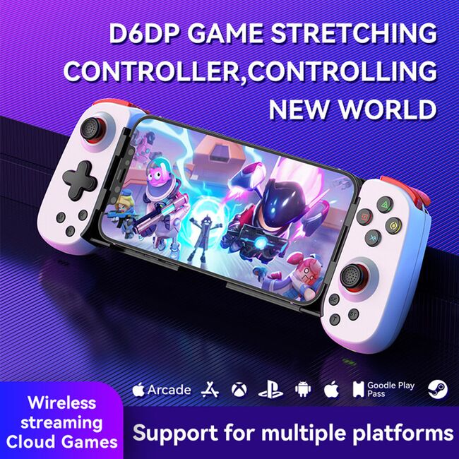 Gamepad Wireless Bluetooth 400mAh, Techsuit D6 DP, negru