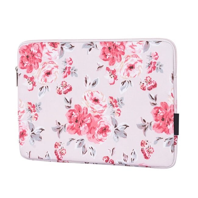 Geanta pentru laptop 13 - 14 inch MacBook, Microsoft, Dell, HP, Lenovo, eleganta si subtire, protectie sporita, roz