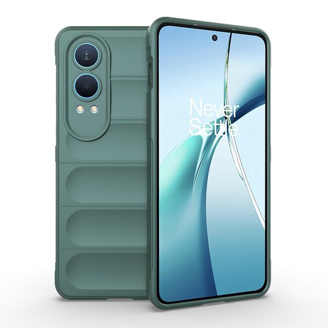 Husa pentru  OnePlus Nord CE4 Lite Liquid Silicone, Microfibre Lining, Non-Slip Airbag Design, verde