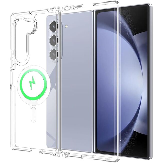 Husa pentru  Samsung Galaxy Z Fold 6 cu MagSafe Slim Anti-Shock 1.5mm, transparent