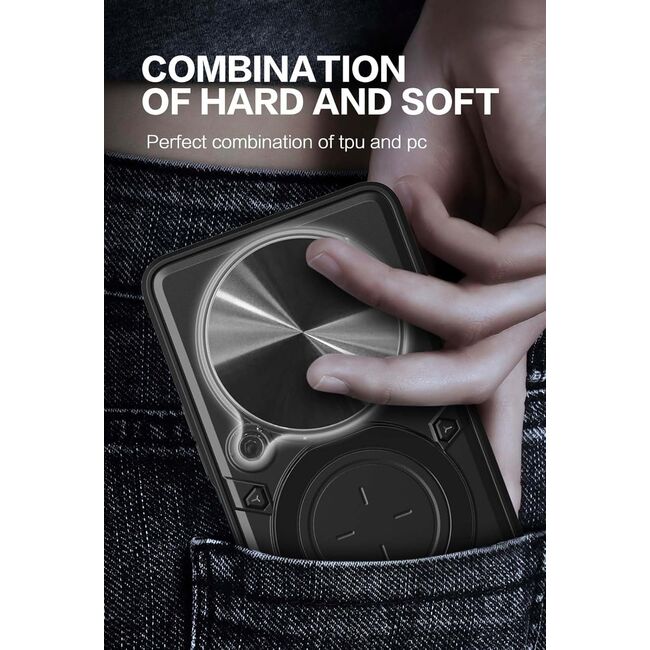 Husa pentru  Oppo Reno 12F, 12FS cu protecție pentru cameră și suport magnetic integrat Ring Shockproof, albastru