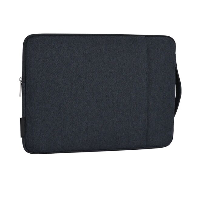 Geanta pentru laptop 15 - 16 inch MacBook, Microsoft, Dell, HP, Lenovo, eleganta si subtire, protectie sporita, gri
