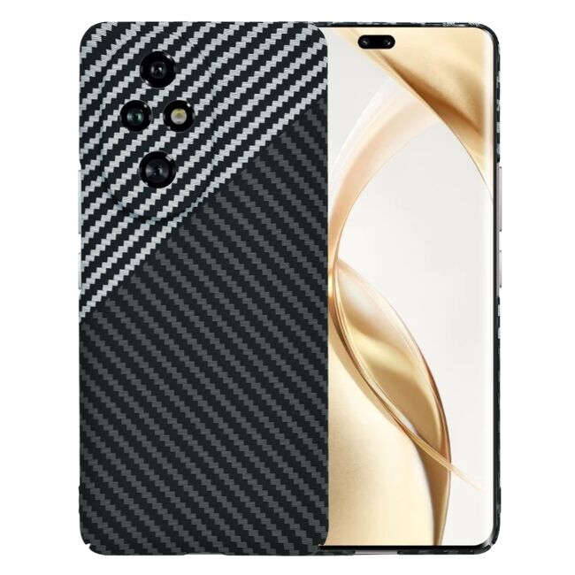 Husa pentru  Honor 200 Pro CarbonFiber UltraSlim, Lightweight, negru