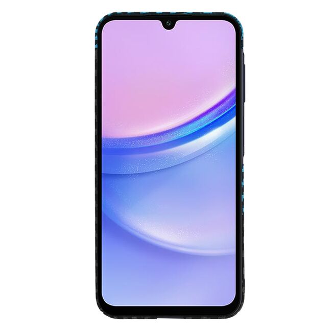 Husa pentru  Samsung Galaxy A15 CarbonFiber UltraSlim, Lightweight, negru