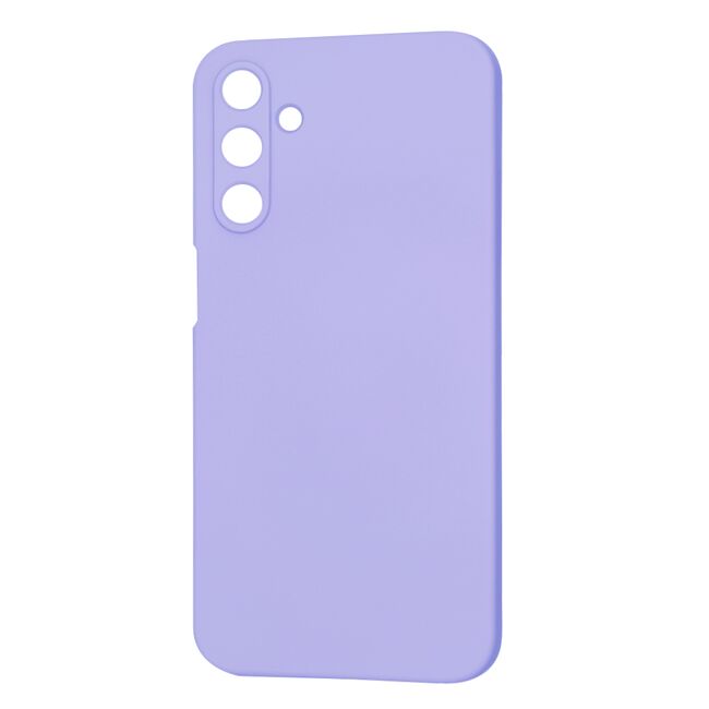 Husa pentru  Samsung Galaxy A15 Liquid Silicone, subțire, captusita cu microfibra, anti amprentă, protectie cameră foto, mov