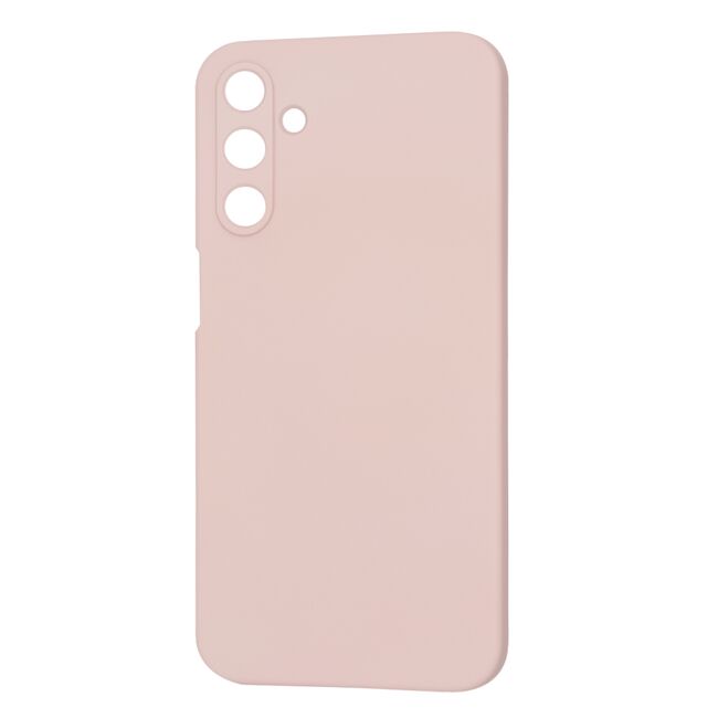 Husa pentru  Samsung Galaxy A15 Liquid Silicone, subțire, captusita cu microfibra, anti amprentă, protectie cameră foto, roz quartz
