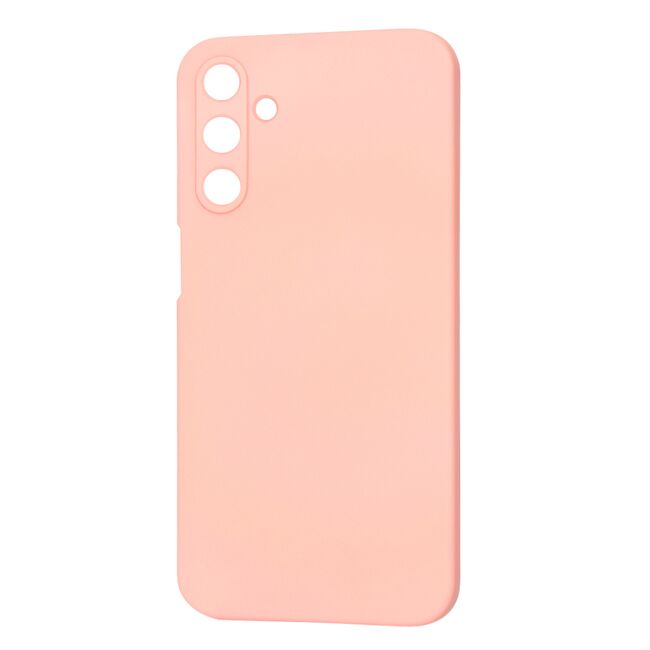 Husa pentru  Samsung Galaxy A15 Liquid Silicone, subțire, captusita cu microfibra, anti amprentă, protectie cameră foto, roz