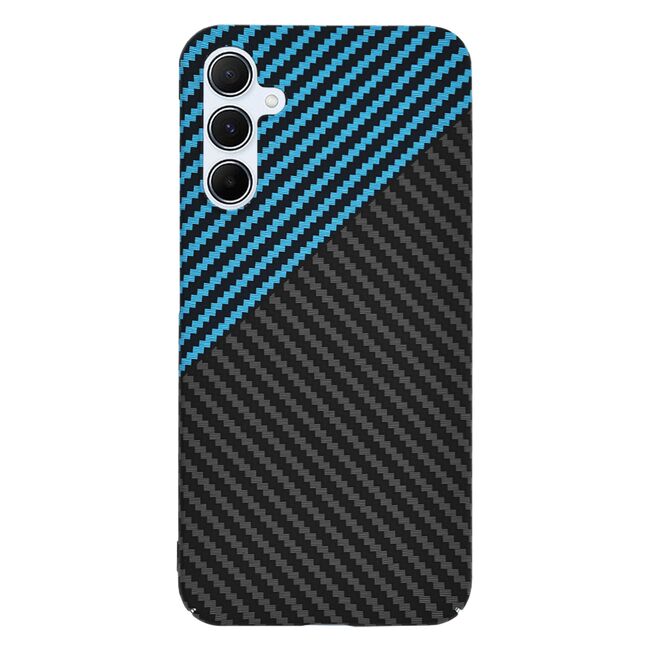 Husa pentru  Samsung Galaxy A55 CarbonFiber UltraSlim, Lightweight, negru