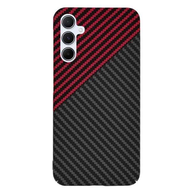 Husa pentru  Samsung Galaxy A55 CarbonFiber UltraSlim, Lightweight, negru