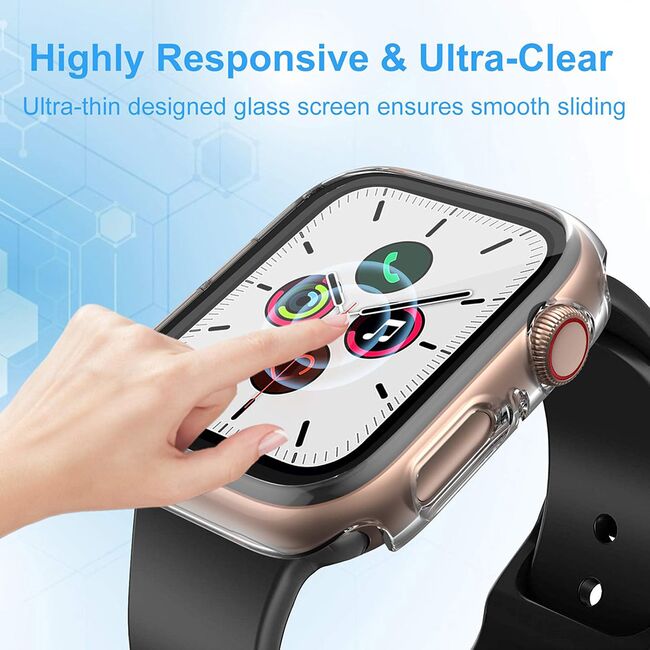 [Pachet 360°] Husa + folie Honor Watch 4 Techsuit Defense, transparenta