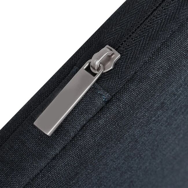 Geanta pentru laptop 13 - 14 inch MacBook, Microsoft, Dell, HP, Lenovo, eleganta si subtire, protectie sporita, gri inchis