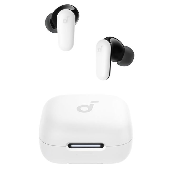 Casti Bluetooth TWS, Noise Cancelling Anker SoundCore P30i, alb