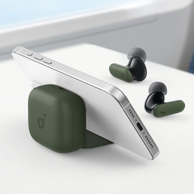 Casti Bluetooth TWS, Noise Cancelling Anker SoundCore P30i, verde