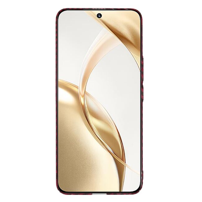 Husa pentru  Honor 200 CarbonFiber UltraSlim, Lightweight, burgundy