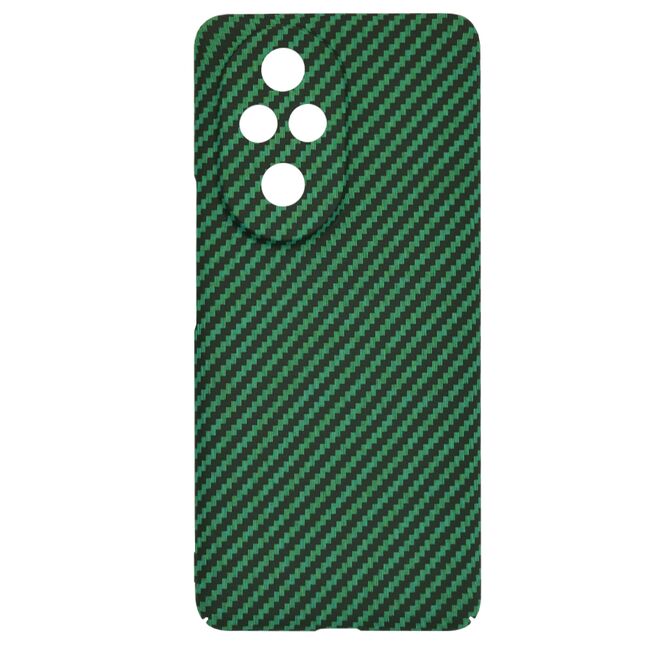 Husa pentru  Honor 200 Pro CarbonFiber UltraSlim, Lightweight, verde