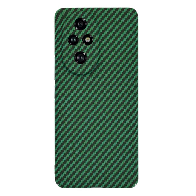 Husa pentru  Honor 200 Pro CarbonFiber UltraSlim, Lightweight, verde
