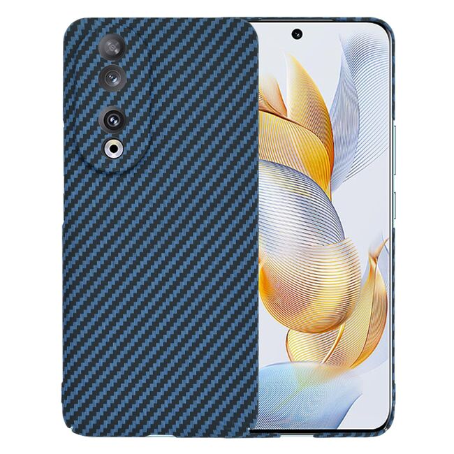 Husa pentru  Honor 90 CarbonFiber UltraSlim, Lightweight, albastru