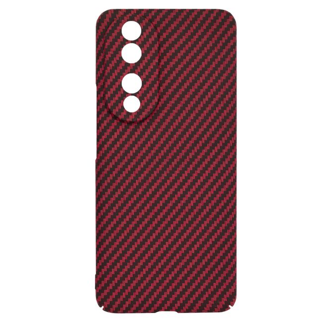 Husa pentru  Honor 90 CarbonFiber UltraSlim, Lightweight, burgundy