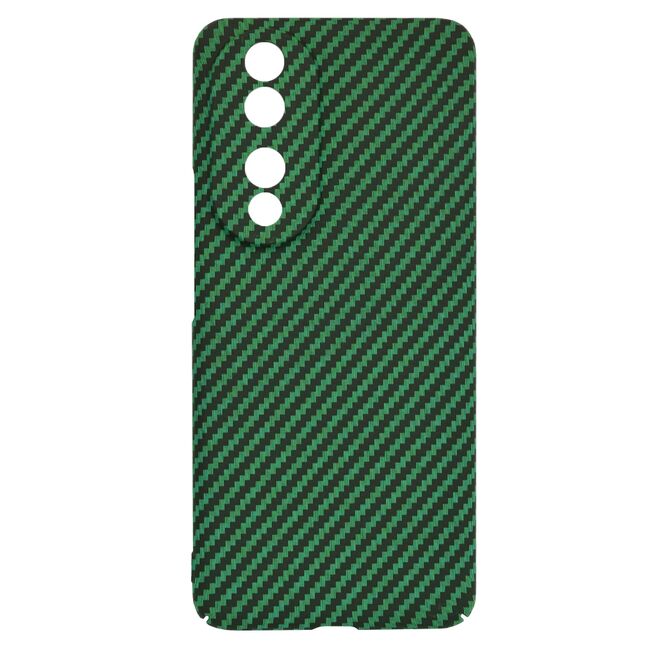 Husa pentru  Honor 90 CarbonFiber UltraSlim, Lightweight, verde