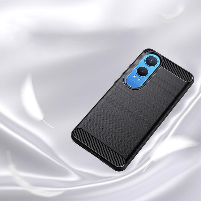 Husa pentru OnePlus Nord CE4 Lite Carbon Liquid Silicone, negru