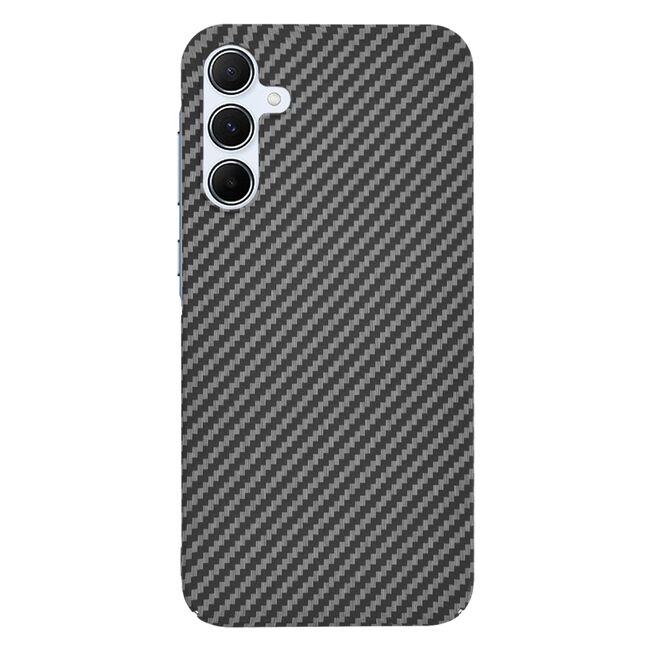 Husa pentru  Samsung Galaxy A55 CarbonFiber UltraSlim, Lightweight, negru