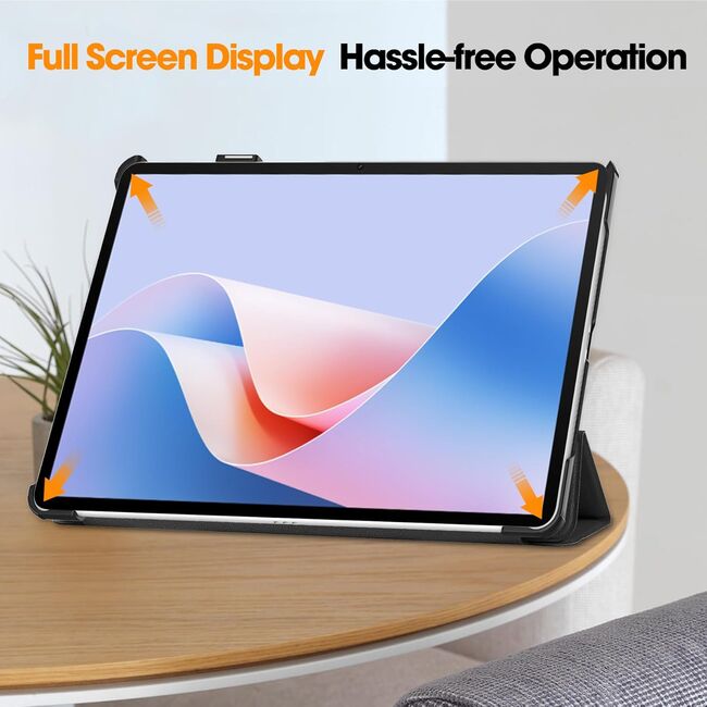 Husa HUAWEI MatePad 11.5 S UltraSlim de tip stand, functie wake-up/sleep, negru