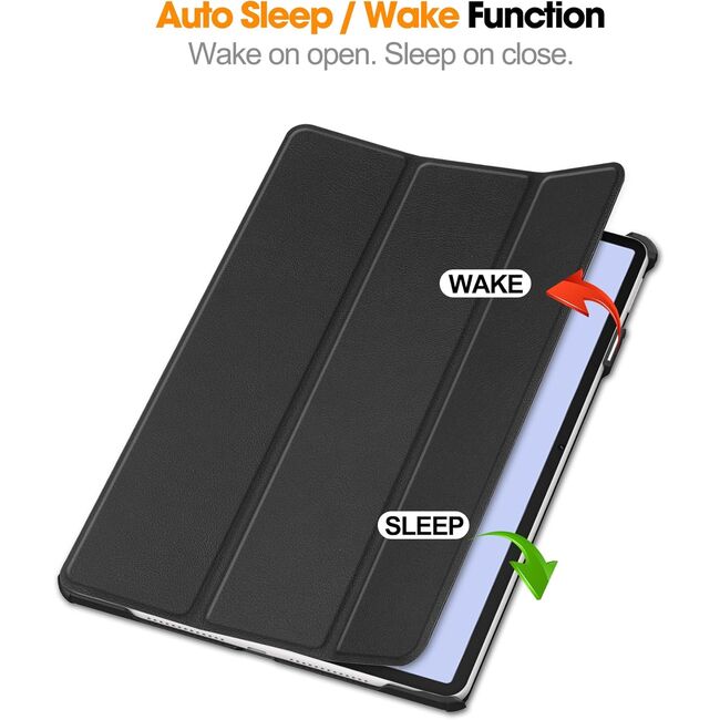 Husa HUAWEI MatePad 11.5 S UltraSlim de tip stand, functie wake-up/sleep, negru