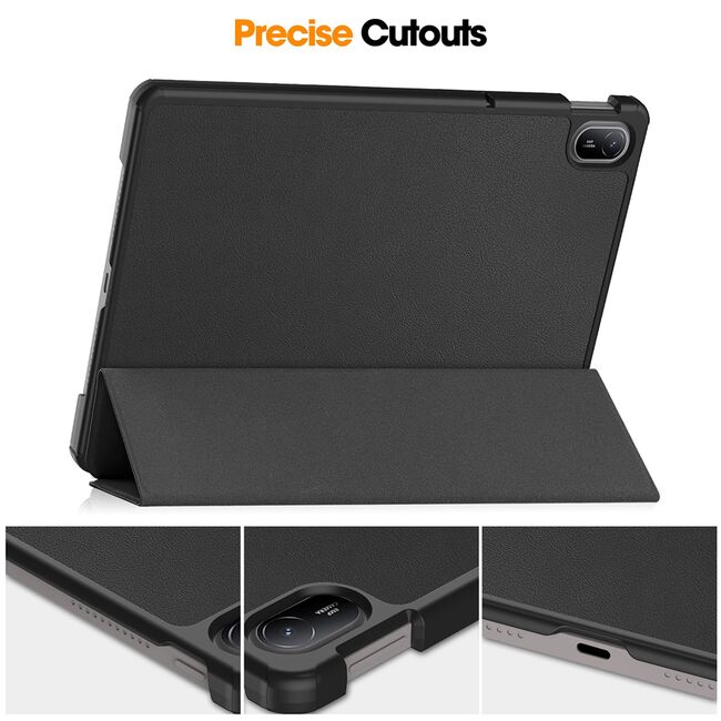 Husa Huawei MatePad SE 11 inch UltraSlim de tip stand, functie wake-up/sleep, negru