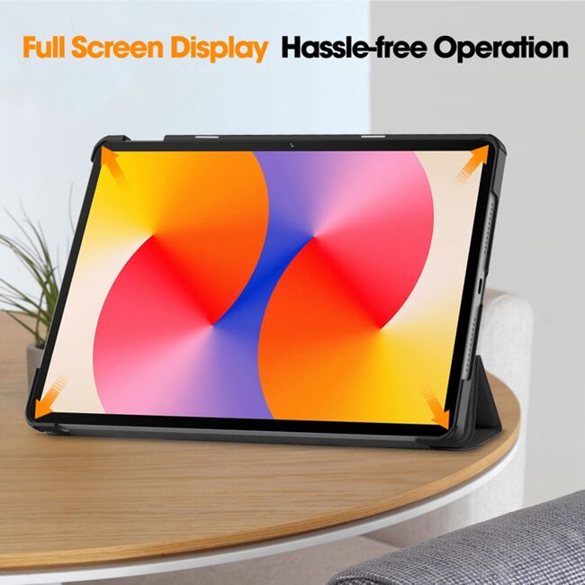 Husa Huawei MatePad SE 11 inch UltraSlim de tip stand, functie wake-up/sleep, negru