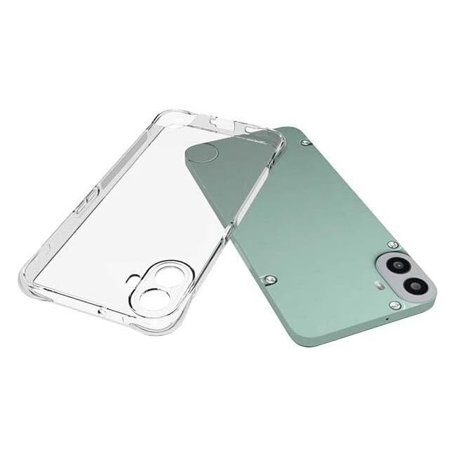Husa pentru Cmf Phone 1 Slim Anti-Shock 1.5mm, reinforced corners, Transparent