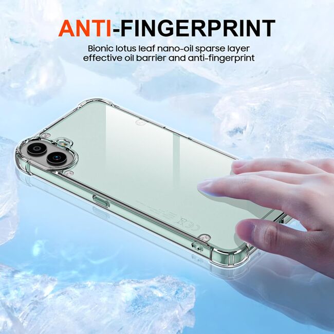 Husa pentru Cmf Phone 1 Slim Anti-Shock 1.5mm, reinforced corners, Transparent