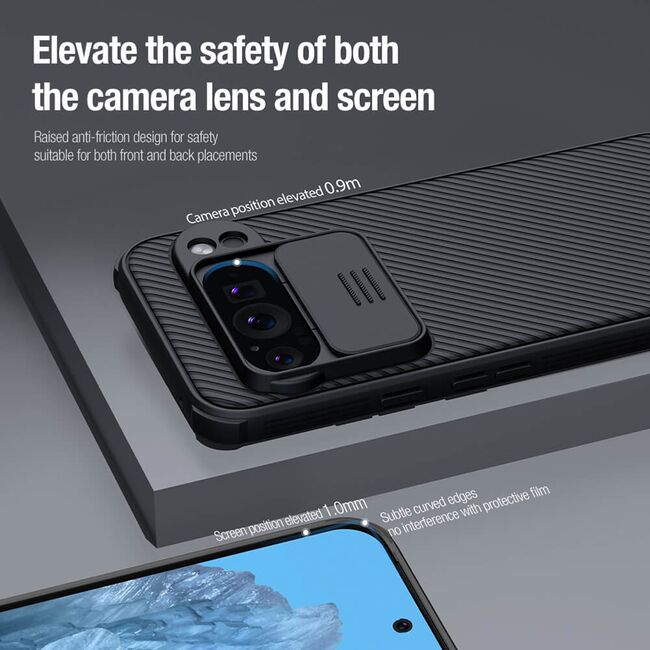 Husa Google Pixel 9 / 9 Pro Nillkin CamShield Pro, negru