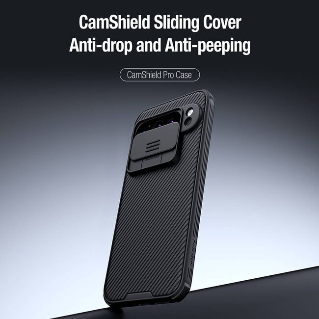 Husa Google Pixel 9 / 9 Pro Nillkin CamShield Pro, albastru