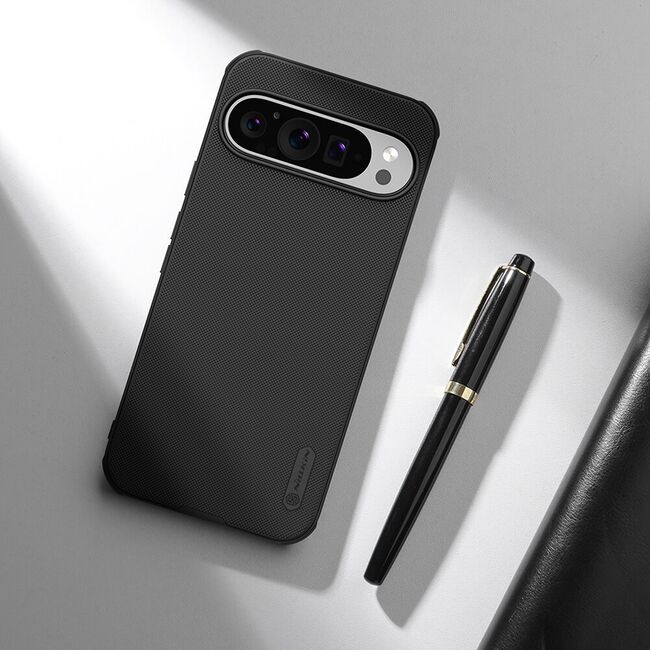 Husa Google Pixel 9 / 9 Pro Nillkin Super Frosted Shield Pro, negru