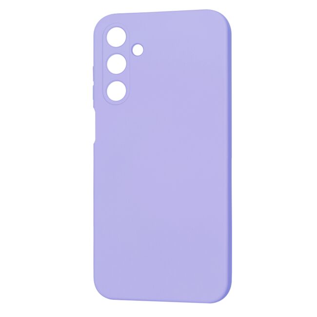 Husa pentru  Samsung Galaxy A25 Liquid Silicone, subțire, captusita cu microfibra, anti amprentă, protectie cameră foto, lavanda