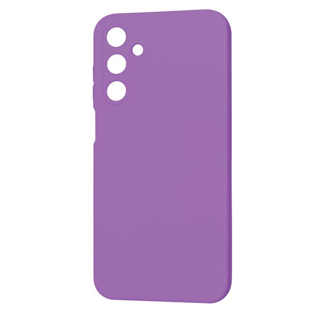 Husa pentru  Samsung Galaxy A25 Liquid Silicone, subțire, captusita cu microfibra, anti amprentă, protectie cameră foto, mov