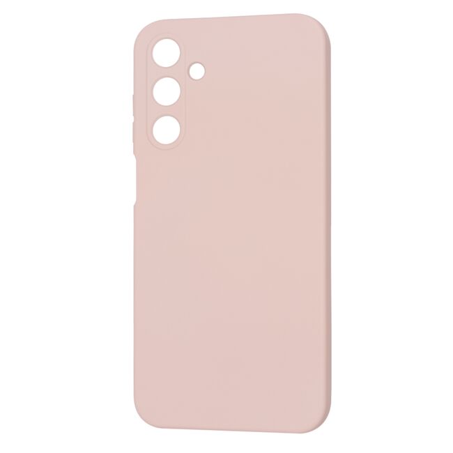 Husa pentru  Samsung Galaxy A25 Liquid Silicone, subțire, captusita cu microfibra, anti amprentă, protectie cameră foto, pink sand